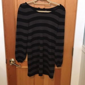 Striped sweater dress/tunic